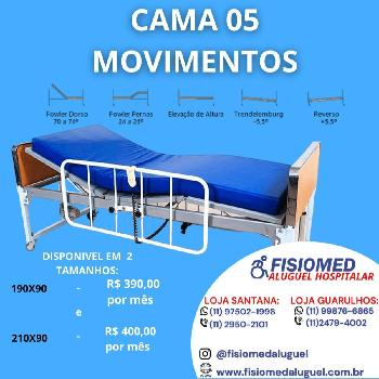 Cama Hospitalar para Aluguel